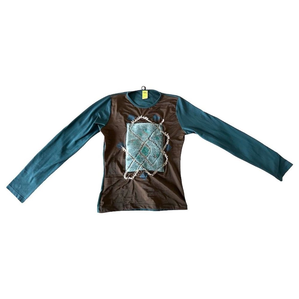 Save The Queen fuzzy details vintage top